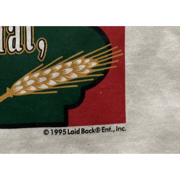 Country Genuine Antique Farmer Shirt Size L Beige Been There Done That USA - Picture 3 of 6